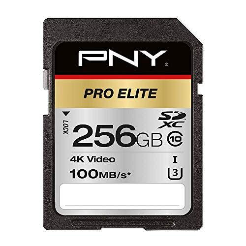 PNY Pro Elite SDXC card 256GB Class 10 UHS-I U3 100MB/s