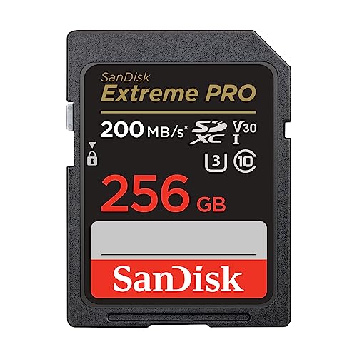 SanDisk 256GB Extreme PRO scheda SDXC + RescuePro Deluxe fino a 200 MB/s UHS-I Class 10 U3 V30