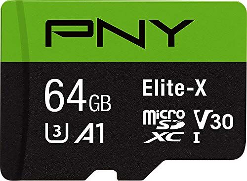 PNY P-SDU128U3WX-GE Elite-X Scheda microSDXC classe 10 64 Gb