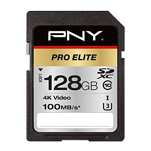 PNY Pro Elite SDXC card 128GB Class 10 UHS-I U3 100MB/s