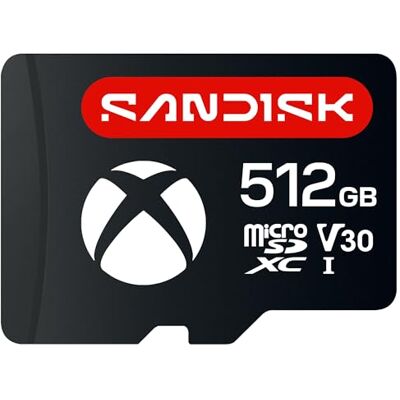 SanDisk scheda microSD per ROG Xbox Ally (X) da 512 GB, con licenza ufficiale Xbox (velocità di lettura fino a 200 MB/s, velocità di scrittura fino a 140 MB/s) SanDisk scheda microSD per ROG Xbox Ally (X) da 512 GB, con licenza ufficiale Xbox (velocità di lettura fino a 200 MB/s, velocità di scrittura fino a 140 MB/s)
