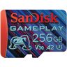 SanDisk 256 GB GamePlay Scheda microSD per mobile gaming/console portatili, fino a 190 MB/s