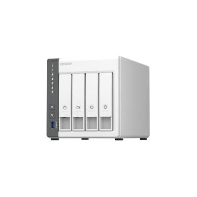 QNAP TS-433-4G-US NAS a 4 alloggiamenti con processore quad-core, RAM DDR4 da 4 GB e rete 2,5GbE (senza disco) QNAP TS-433-4G-US NAS a 4 alloggiamenti con processore quad-core, RAM DDR4 da 4 GB e rete 2,5GbE (senza disco)