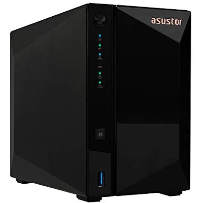 Asustor Drivestor 2 Pro AS3302T 2 Bay NAS, Quad Core 1.4 GHz, 2,5 GbE, 2GB RAM DDR4, Network Attached Storage (Senza dischi) Asustor Drivestor 2 Pro AS3302T 2 Bay NAS, Quad Core 1.4 GHz, 2,5 GbE, 2GB RAM DDR4, Network Attached Storage (Senza dischi)