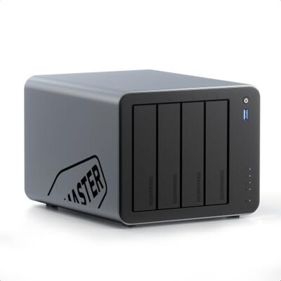 TERRAMASTER F4-425 Pro 4 Bay NAS Media Server (senza HDD) Intel N305/N300 8-Core, 8GB RAM, 5GbE x2, 3 Slot M.2 NVMe, AI-Native TOS 7 con OpenClaw, Grigio Gunmetal TERRAMASTER F4-425 Pro 4 Bay NAS Media Server (senza HDD) Intel N305/N300 8-Core, 8GB RAM, 5GbE x2, 3 Slot M.2 NVMe, AI-Native TOS 7 con OpenClaw, Grigio Gunmetal