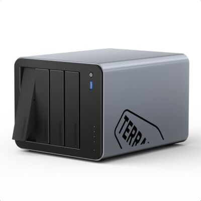 TERRAMASTER F4-425 Pro NAS 4-Bay – Intel N350 8-Core, 16GB DDR5 (senza HDD) 5GbE x2, 3 Slot M.2 NVMe, AI-Native TOS 7 con OpenClaw, per Multimedia e Virtualizzazione, Grigio Gunmetal TERRAMASTER F4-425 Pro NAS 4-Bay – Intel N350 8-Core, 16GB DDR5 (senza HDD) 5GbE x2, 3 Slot M.2 NVMe, AI-Native TOS 7 con OpenClaw, per Multimedia e Virtualizzazione, Grigio Gunmetal