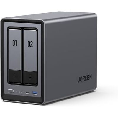 UGREEN NASync DXP2800 NAS 2 vani per home office e utenti tech (senza HDD) UGREEN NASync DXP2800 NAS 2 vani per home office e utenti tech (senza HDD)