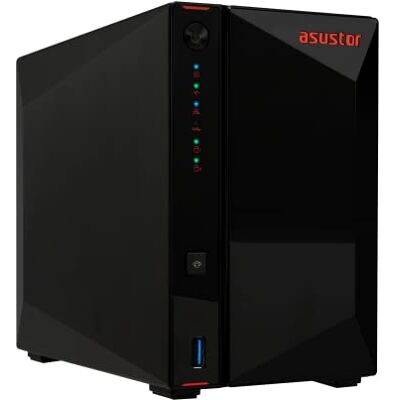 Asustor Nimbustor 2 AS5202T 2 Bay server NAS, Dual Core 2.0 GHz, 2GB RAM DDR4, Network Attached Storage (Senza dischi) Asustor Nimbustor 2 AS5202T 2 Bay server NAS, Dual Core 2.0 GHz, 2GB RAM DDR4, Network Attached Storage (Senza dischi)