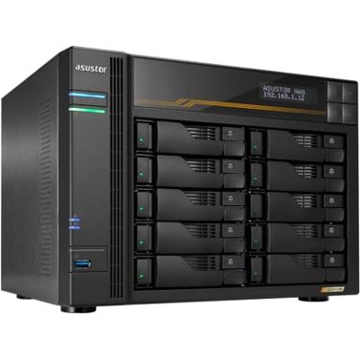 ASUSTOR AS6810T Gen3 Lockerstor 10 NAS - 10 bay ASUSTOR AS6810T Gen3 Lockerstor 10 NAS - 10 bay