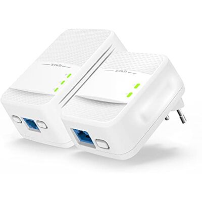 Tenda PH10 Kit Powerline WiFi, AV1000 Mbps su Powerline, 650 Mbps su Wi-Fi Dual Band, Porta Gigabit, HomePlug AV2, AC Powerline Extender con Tecnologia Wi-Fi Clone, Adatto Per Telecamera, IPTV, Xbox Tenda PH10 Kit Powerline WiFi, AV1000 Mbps su Powerline, 650 Mbps su Wi-Fi Dual Band, Porta Gigabit, HomePlug AV2, AC Powerline Extender con Tecnologia Wi-Fi Clone, Adatto Per Telecamera, IPTV, Xbox