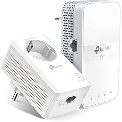 TP-Link TL-WPA7617 Kit Powerline WiFi, AV1000 Mbps su Powerline, AC1200 Mbps su WiFi Dual Band, 1 Porta Gigabit, Plug And Play, HomePlug AV2 TP-Link TL-WPA7617 Kit Powerline WiFi, AV1000 Mbps su Powerline, AC1200 Mbps su WiFi Dual Band, 1 Porta Gigabit, Plug And Play, HomePlug AV2