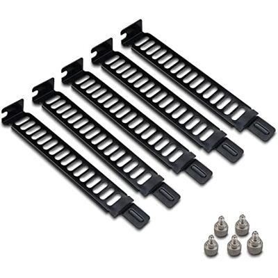 Akasa Staffa di copertura per slot PCI ventilato in acciaio, Piastra di copertura per slot di espansione a profilo completo, Piastra di soppressione per PC, Viti incluse, 5 Confezione, AK-MX302-KT05 Akasa Staffa di copertura per slot PCI ventilato in acciaio, Piastra di copertura per slot di espansione a profilo completo, Piastra di soppressione per PC, Viti incluse, 5 Confezione, AK-MX302-KT05