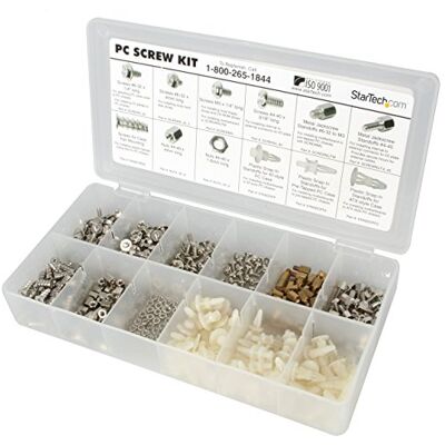 StarTech .com Kit assortimento di viti PC , Viti, dadi e separatori (PCSCREWKIT) StarTech .com Kit assortimento di viti PC , Viti, dadi e separatori (PCSCREWKIT)