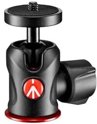 Manfrotto Testa a Sfera 492, per Treppiede per Macchina Fotografica, Testa a Sfera in Alluminio Leggera e Resistente, Stabilizzatore Fotocamera, Accessori Fotografia, Semplice e Intuitiva