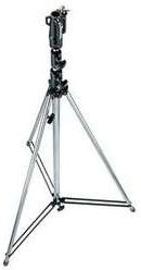 Manfrotto 111CSU Stativo Cine Tall con Gamba di Livellamento, Argento