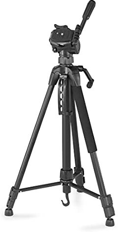 Hama Treppiede fotocamera "Action 153 3D" (treppiede fotografico leggero con supporto per cellulare, Tripod con altezza 60-153 cm, treppiede con testa a 3 vie, treppiede per fotocamera reflex adatta