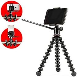 Joby JB01501-BWW GripTight PRO Treppiede Video GP Testa con Movimento Pan e Tilt/GorillaPod Treppiede Flessibile per Qualsiasi Smartphone e iPhone con o senza Custodia