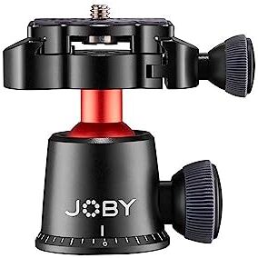 Joby Testa a Sfera 3K PRO, Testa a Sfera di Precisione con Piastra a Sgancio Rapido Compatibile Arca, Made in Italy, Swiss per Fotocamere CSC/Mirrorless Premium, Portata Max 3 kg, JB91568-BWW