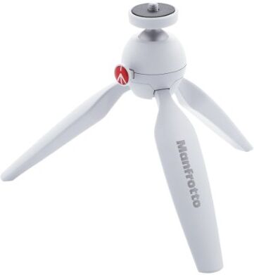 Manfrotto MTPIXI-WH Pixi Mini Treppiedi da Tavolo, Bianco