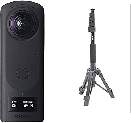 Ricoh Fotocamera 360°  Theta Z1 51GB e monopiede SLIK STAND POD PC-5