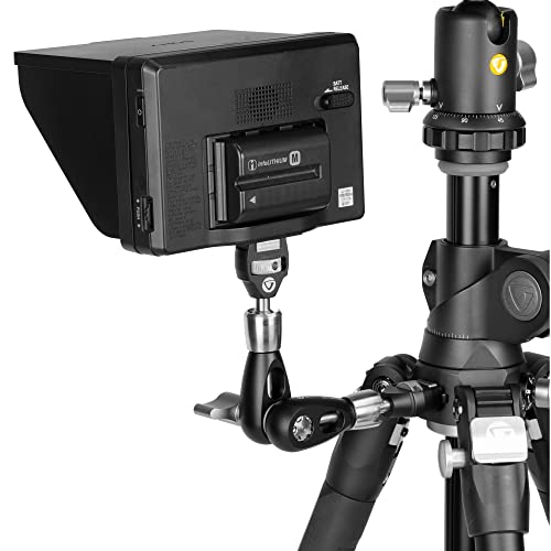 Vanguard Veo TSA DLX M Braccio Pro magico (medio), con vite universale per accessori monitor, luce o microfono
