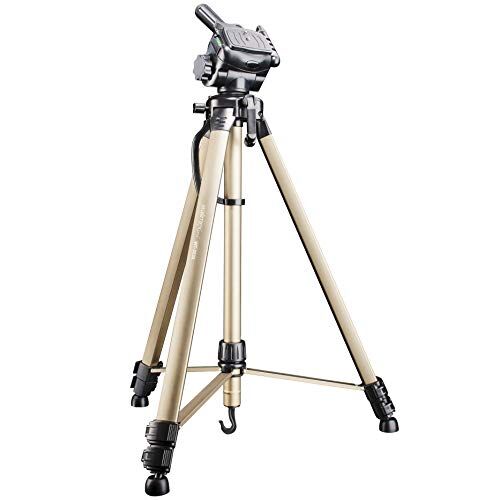 walimex pro Walimex WT-3530 Cavalletto Stativo Treppiede Alluminio Leggero 146 cm + Borsa Testa Foto 3D, filettatura standard 1/4