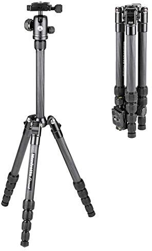 Manfrotto MKELES5CF-BH Element Traveller Treppiede in Carbonio, Piccolo, Nero