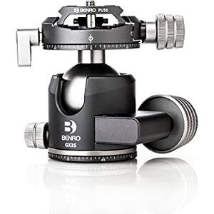 Benro Testa a sfera GX35 a basso profilo con piastra PU56, capacità 35 kg, doppia panning, alluminio, Arca-Swiss, ultraleggero, meccanismo di bloccaggio sicuro Benro Testa a sfera GX35 a basso profilo con piastra PU56, capacità 35 kg, doppia panning, alluminio, Arca-Swiss, ultraleggero, meccanismo di bloccaggio sicuro