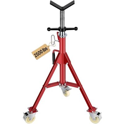 VEVOR Cavalletto per Tubi, 400kg Supporto Basamento del Treppiedi, Altezza 50,5-93,5 cm Supporto Professionale Treppiede, Cavalletto per Tubi per Tubi 0,32-30,48 cm, Cavalletto Bici VEVOR Cavalletto per Tubi, 400kg Supporto Basamento del Treppiedi, Altezza 50,5-93,5 cm Supporto Professionale Treppiede, Cavalletto per Tubi per Tubi 0,32-30,48 cm, Cavalletto Bici