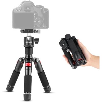 Mini treppiede portatile NEEWER - Treppiede da scrivania in lega di alluminio - 20'' - Compatibile DSLR Mini treppiede portatile NEEWER - Treppiede da scrivania in lega di alluminio - 20'' - Compatibile DSLR