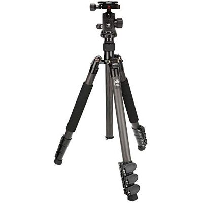 Sirui AM-1204E + G-10K carbonio treppiede con testa a sfera Altezza 147,8 centimetri max. Capacità di carico: 8 kg Sirui AM-1204E + G-10K carbonio treppiede con testa a sfera Altezza 147,8 centimetri max. Capacità di carico: 8 kg