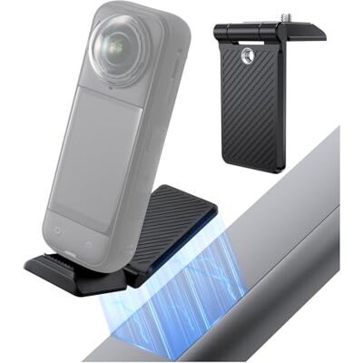 K&F CONCEPT Supporto Magnetico con Montatura, Impugnatura Pieghevole Compatibile con Insta360 X6/X5/X4/X3/GO 3/GO 2/X4 Air, foro per vite da 1/4", base tipo Arca per treppiede K&F CONCEPT Supporto Magnetico con Montatura, Impugnatura Pieghevole Compatibile con Insta360 X6/X5/X4/X3/GO 3/GO 2/X4 Air, foro per vite da 1/4", base tipo Arca per treppiede