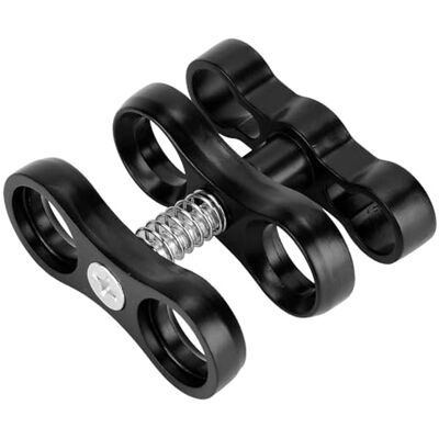 VBESTLIFE Supporto per adattatore a morsetto per luci subacquee, supporto girevole a 360° in lega di alluminio con clip a farfalla – compatibile con luci subacquee standard, regolabile VBESTLIFE Supporto per adattatore a morsetto per luci subacquee, supporto girevole a 360° in lega di alluminio con clip a farfalla – compatibile con luci subacquee standard, regolabile