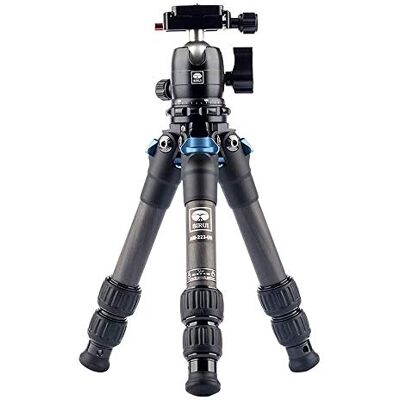 Sirui Treppiede per Fotocamera in Carbonio AM-223, Mini Treppiede Compatto con Testa a Sfera B-00K a 360°, Piastra a Sgancio Rapido, Carico Massimo 15kg, Altezza Massima 43cm, Altezza Piegata 29cm Sirui Treppiede per Fotocamera in Carbonio AM-223, Mini Treppiede Compatto con Testa a Sfera B-00K a 360°, Piastra a Sgancio Rapido, Carico Massimo 15kg, Altezza Massima 43cm, Altezza Piegata 29cm