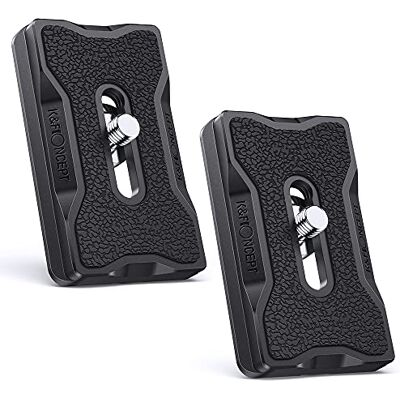 K&F CONCEPT Piastra a Sgancio Rapido in Alluminio con Chiusura Rapida e Filettatura da 1/4'', Sistema di Sgancio Rapido Arca-Swiss, Compatibile con Treppiede, Testa per Treppiede e DSLR/Mirrorless K&F CONCEPT Piastra a Sgancio Rapido in Alluminio con Chiusura Rapida e Filettatura da 1/4'', Sistema di Sgancio Rapido Arca-Swiss, Compatibile con Treppiede, Testa per Treppiede e DSLR/Mirrorless