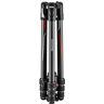 Manfrotto GT MKBFRTC4GTA-BH Befree Treppiede da Viaggio, Chiusura Twist con Testa a Sfera e Borsa per Sony, DSLR, CSC, Mirrorless, Carbonio Leggero, Portata 12 kg,Nero/Rosso