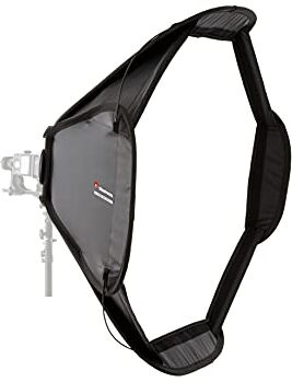 Manfrotto Telo  Octa Medium Ezybox Pro per studio Flash, nero