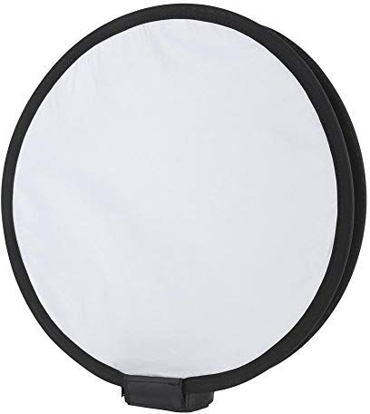 Yunir Diffusore softbox Speedlite Bianco Tondo Bianco Puro Portatile Pieghevole da 40 cm per Flash con Fotocamera con Custodia