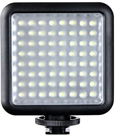 GODOX LED64 Flash macro Nero Flashs (Flash macro, Nero, Universale, 5500 K, 4,5 W, Batteria)