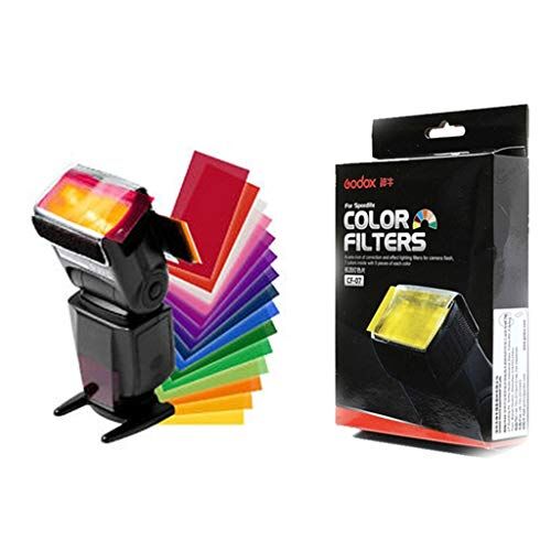 GODOX CF-07 Kit Filtri Gelatine Colorate per Tutti i Flash da Slitta