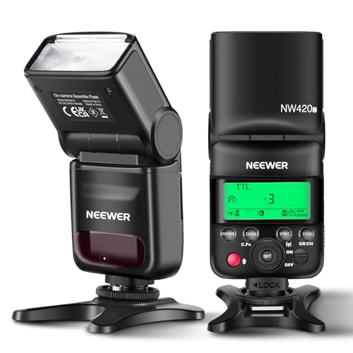 NEEWER NW420-C Mini Flash Speedlite TTL, 2,4G Modalità Master Slave GN36 HSS Sincronizzazione sulla Tendina Posteriore, Compatibile con Canon R6 R5 R3 R M6 850D 800D 760D 750D 650D 600D 7D, ecc.