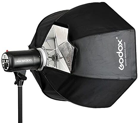 GODOX Paraplu Softbox Bowens, 80 cm, con griglia