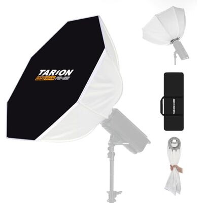 TARION Softbox Fotografico Bowens per Studio: Softbox Fotografia a Sgancio Rapido per Luci COB Video Blitz con Borsa da Trasporto Compatibile(65cm) TARION Softbox Fotografico Bowens per Studio: Softbox Fotografia a Sgancio Rapido per Luci COB Video Blitz con Borsa da Trasporto Compatibile(65cm)