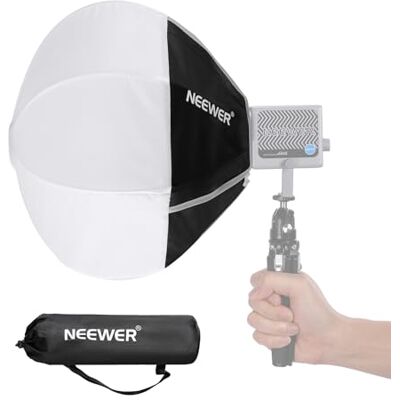 NEEWER Lanterna Softbox per HS60B HS60C HS60C Pro LED Video Luce, 12" Sgancio Rapido 360° Omnidirezionale Mini Diffusore (Non Bowens Mount) per Studio Fotografia Video Registrazione Streaming, NS7L NEEWER Lanterna Softbox per HS60B HS60C HS60C Pro LED Video Luce, 12" Sgancio Rapido 360° Omnidirezionale Mini Diffusore (Non Bowens Mount) per Studio Fotografia Video Registrazione Streaming, NS7L