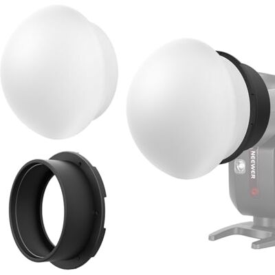 NEEWER Diffusore Flash in Silicone con Anello Adattatore Magnetico, Softbox Modificatore Sagomatore di Luce Flash Compatibile con Godox V1/V1 PRO Z1 Z2 Camera Speedlight a Testa Rotonda, CRS11 NEEWER Diffusore Flash in Silicone con Anello Adattatore Magnetico, Softbox Modificatore Sagomatore di Luce Flash Compatibile con Godox V1/V1 PRO Z1 Z2 Camera Speedlight a Testa Rotonda, CRS11