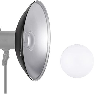 NEEWER 16"/41cm Alluminio Standard Riflettore Beauty Dish NEEWER 16"/41cm Alluminio Standard Riflettore Beauty Dish