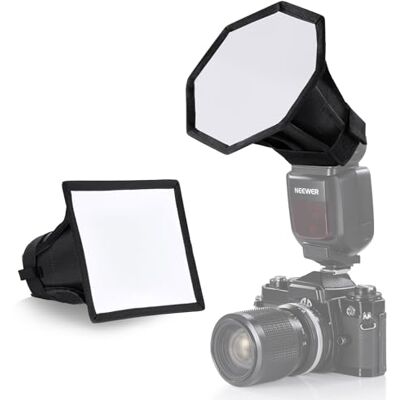 NEEWER NS5P Upgraded Flash Diffusore Speedlight Softbox Pieghevole 2 pack NEEWER NS5P Upgraded Flash Diffusore Speedlight Softbox Pieghevole 2 pack