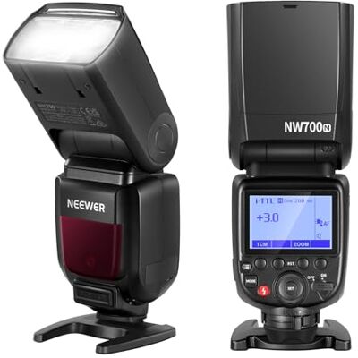NEEWER NW700-N Flash Speedlite TTL Compatibile con Nikon DSLR, Sincronizzazione ad Alta Velocità 1/8000s, Uscita 1/1-1/256, TCM,230 Flash a Piena Potenza, Riciclo Veloce 0.1-2.7s, Batterie Non Incluse NEEWER NW700-N Flash Speedlite TTL Compatibile con Nikon DSLR, Sincronizzazione ad Alta Velocità 1/8000s, Uscita 1/1-1/256, TCM,230 Flash a Piena Potenza, Riciclo Veloce 0.1-2.7s, Batterie Non Incluse