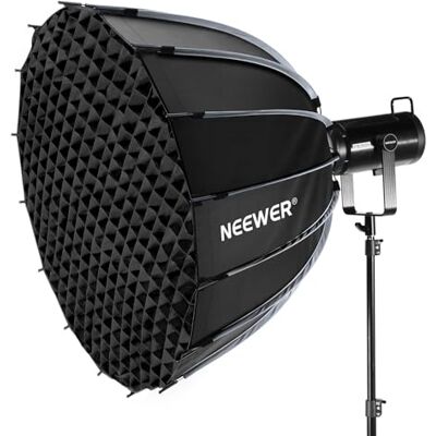 NEEWER Kit Softbox Parabolico, 90cm Soft Box ad Attacco Bowens con Diffusori Luce per Fotografia Studio Registrazione Video Streaming, Compatibile con Aputure 120d Compatibile con Godox SL60w, NS72P NEEWER Kit Softbox Parabolico, 90cm Soft Box ad Attacco Bowens con Diffusori Luce per Fotografia Studio Registrazione Video Streaming, Compatibile con Aputure 120d Compatibile con Godox SL60w, NS72P