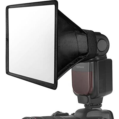 NEEWER Flash Diffuser Light Softbox 15cm x 12,5cm, Universale, Pieghevole con Custodia Compatibile con Canon Nikon Sony Godox Yongnuo Speedlight NEEWER Flash Diffuser Light Softbox 15cm x 12,5cm, Universale, Pieghevole con Custodia Compatibile con Canon Nikon Sony Godox Yongnuo Speedlight